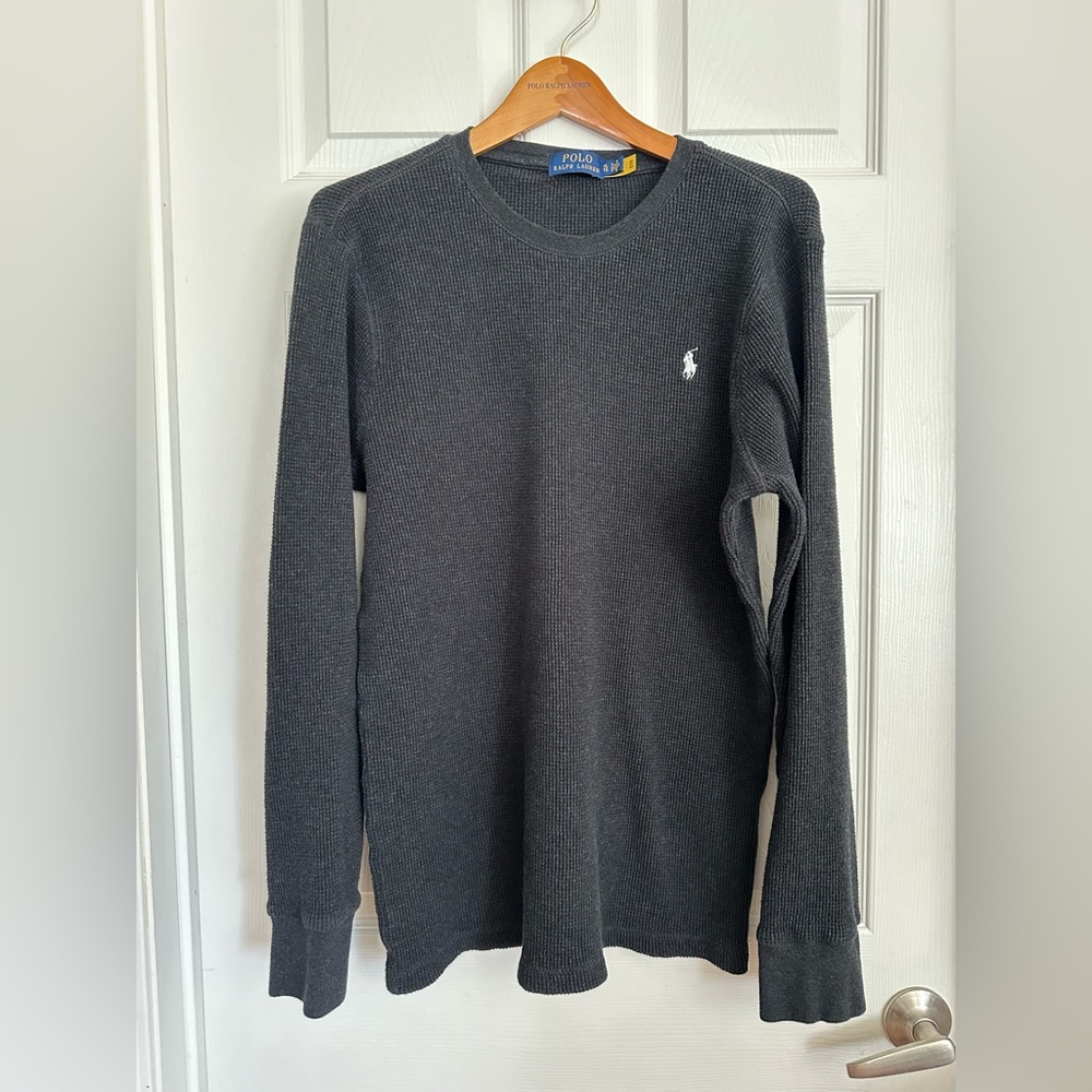 Polo Ralph Lauren Men’s Shirt Waffle Long Sleeve Crew Sz XL